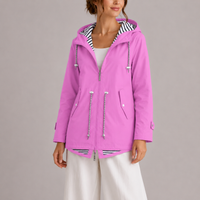 Women's Waterproof Jacket with Breathable Design in Timeless Style