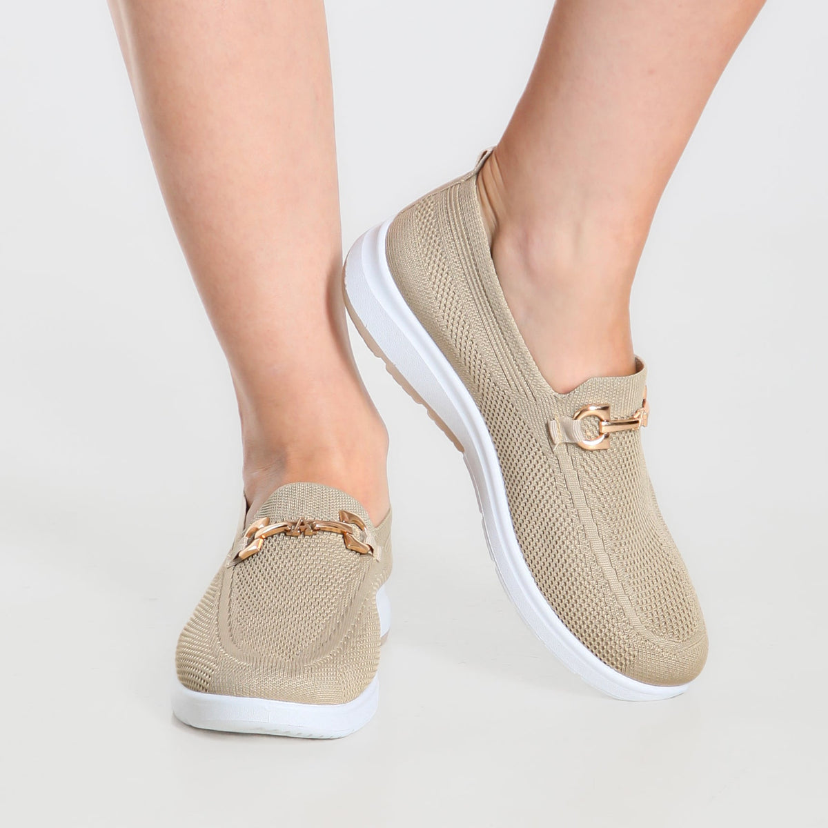 Christine | Comfort Fit Slip-On Loafers with Platform Sole