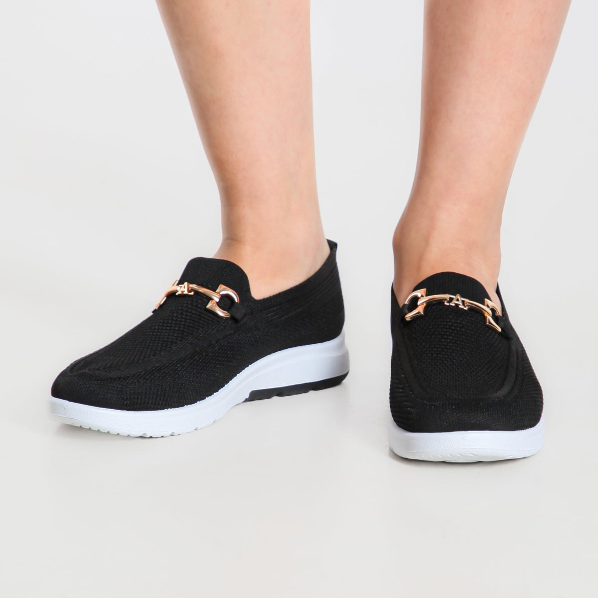 Christine | Comfort Fit Slip-On Loafers with Platform Sole