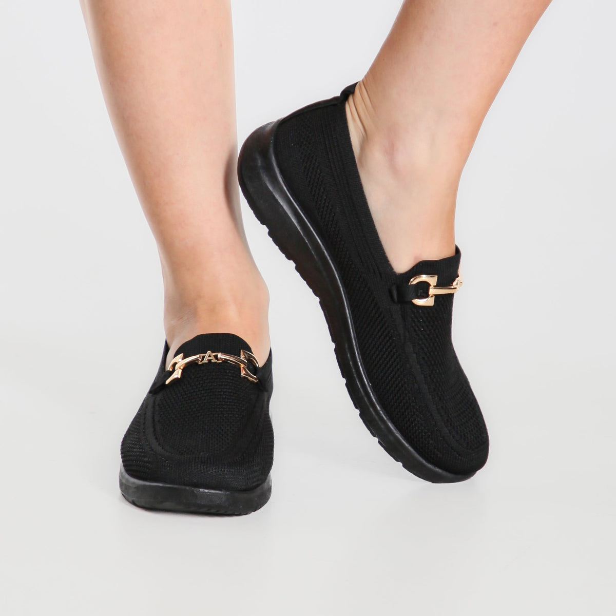 Christine | Comfort Fit Slip-On Loafers with Platform Sole