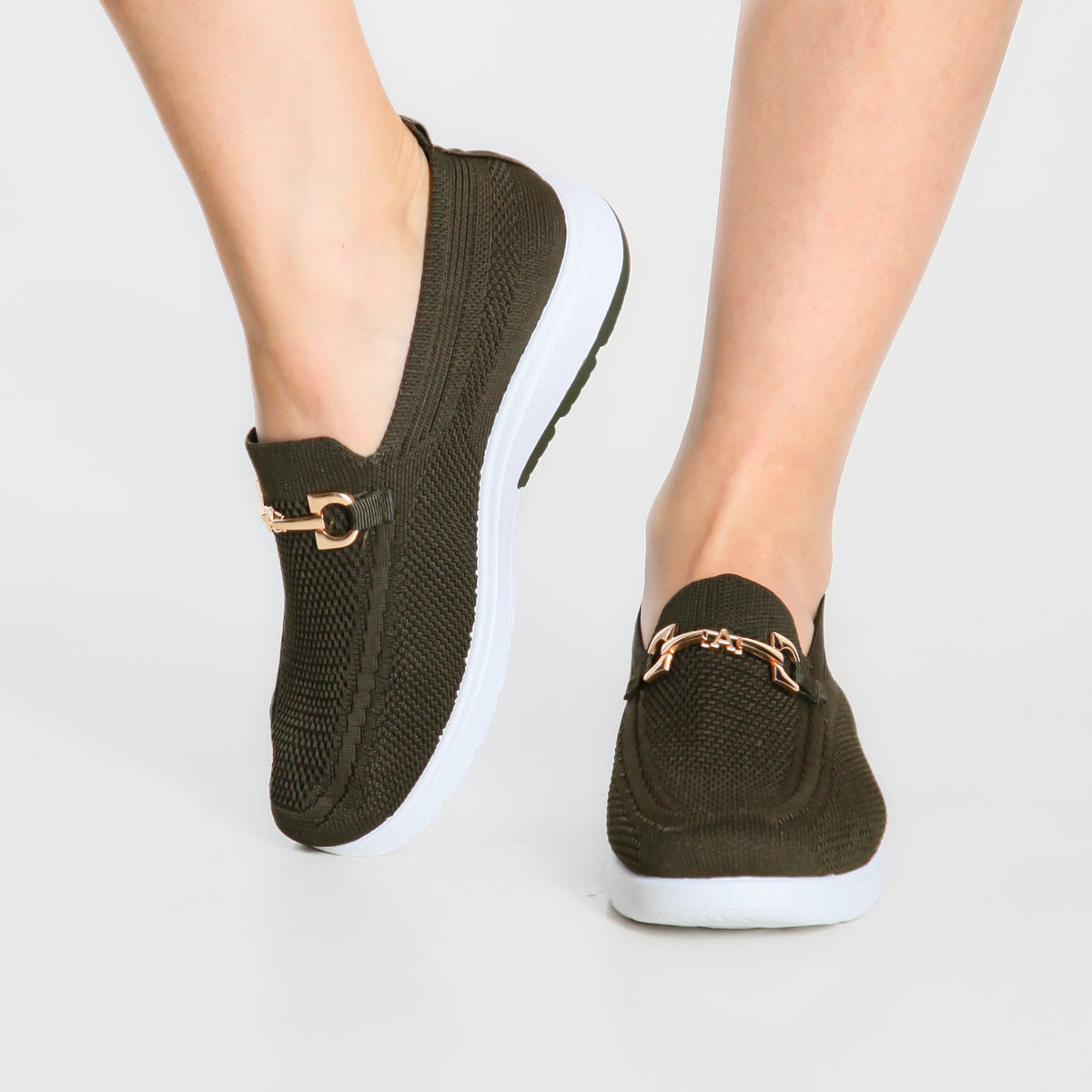 Christine | Comfort Fit Slip-On Loafers with Platform Sole