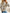 Cropped Belted Trench Coat with Double-Breasted Button Front