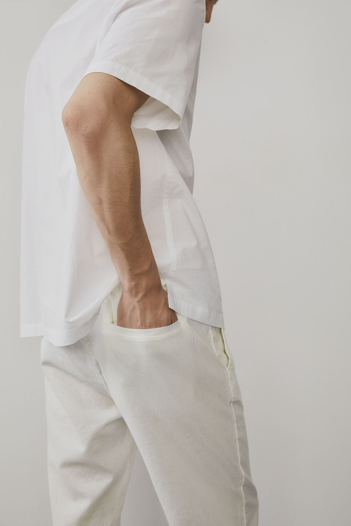 Jack | Relaxed Fit Tapered Trousers with Elasticated Waist