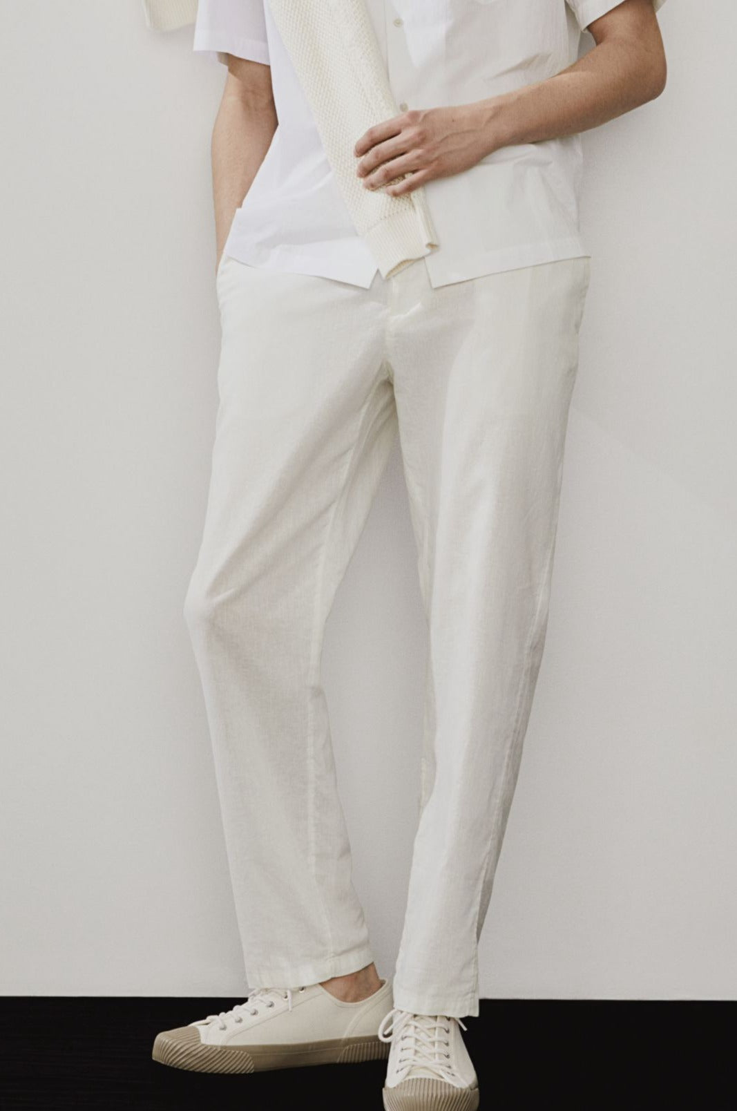 Jack | Relaxed Fit Tapered Trousers with Elasticated Waist