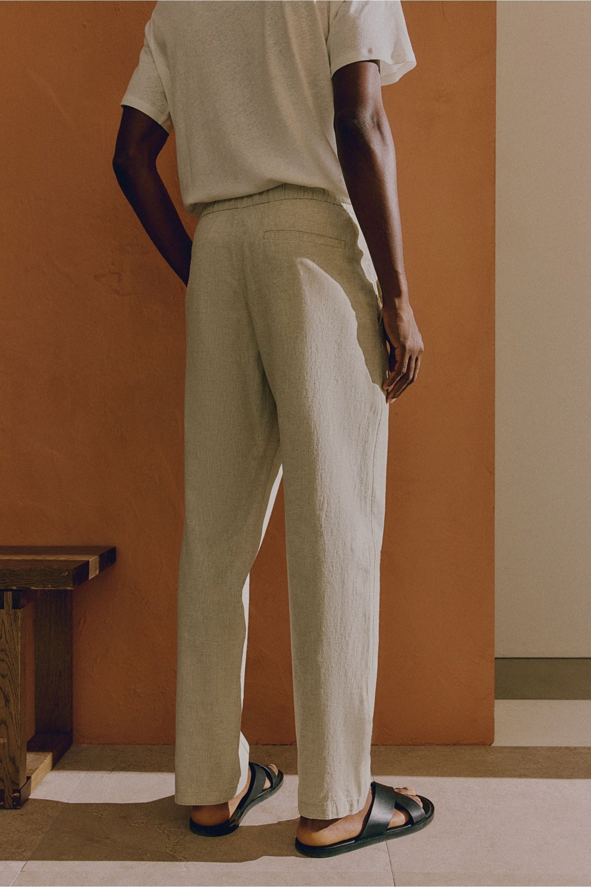 Jack | Relaxed Fit Tapered Trousers with Elasticated Waist