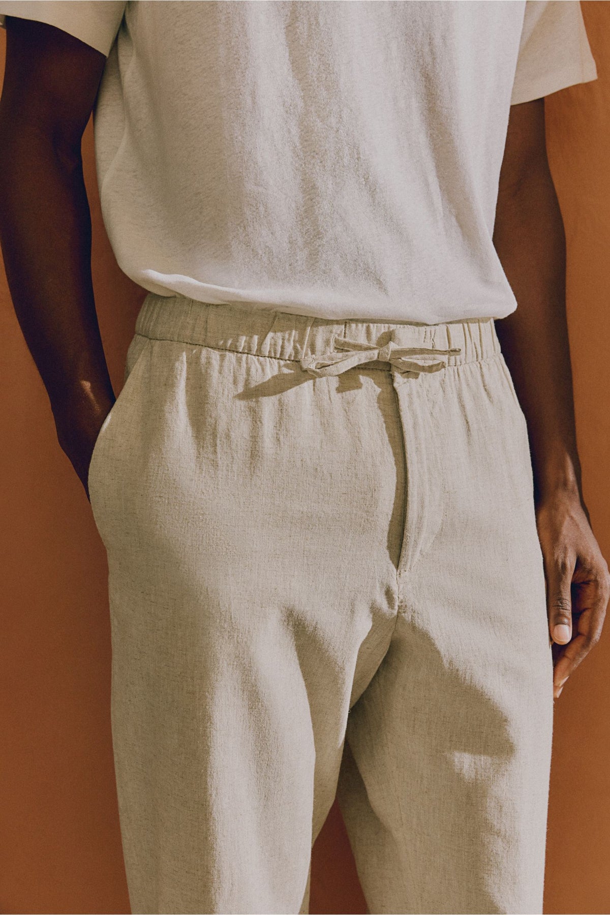 Jack | Relaxed Fit Tapered Trousers with Elasticated Waist
