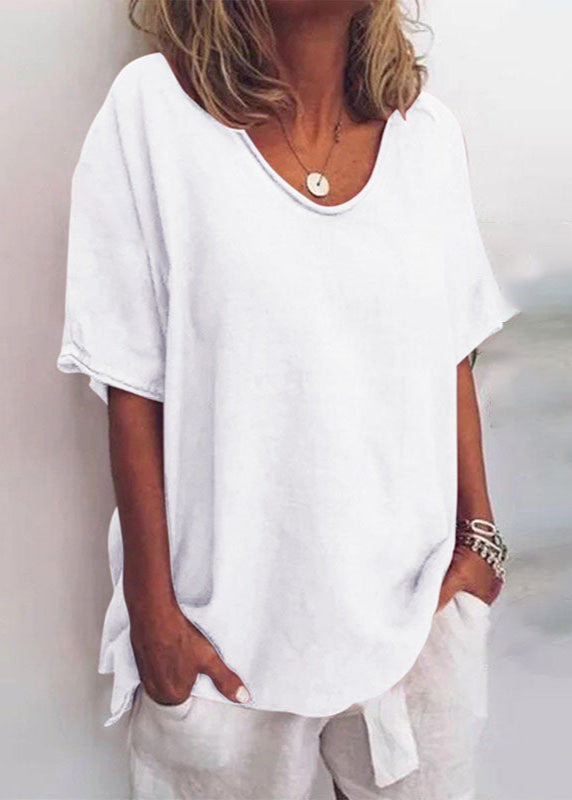 Linda | Relaxed V-Neck Tunic Top