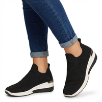 Margaret | Knit Slip-On Trainers with Wedge Sole