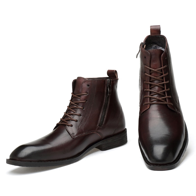 Men's Classic Genuine Leather Tall Boots