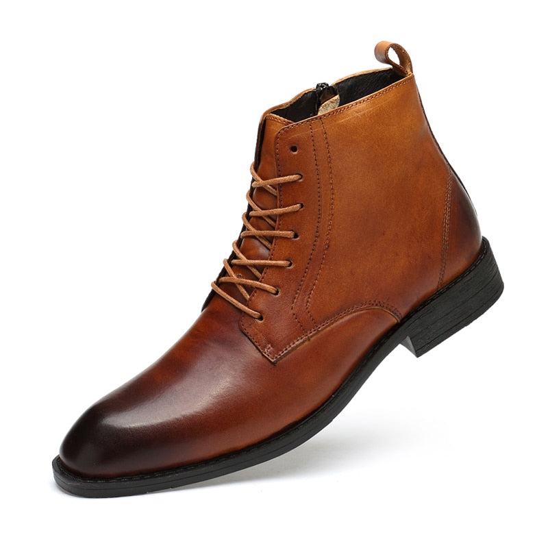 Men's Classic Genuine Leather Tall Boots