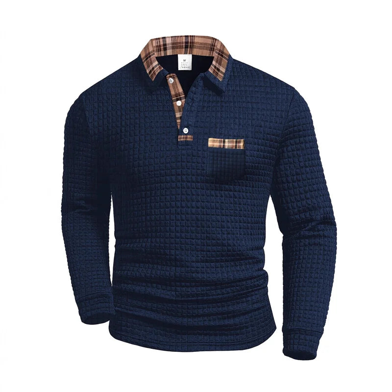 Men's Classic Knit Jumper in Cotton Blend