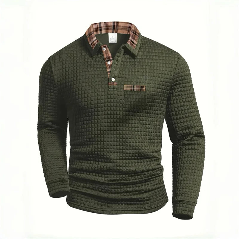 Men's Classic Knit Jumper in Cotton Blend