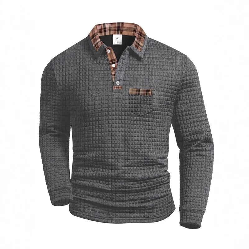 Men's Classic Knit Jumper in Cotton Blend