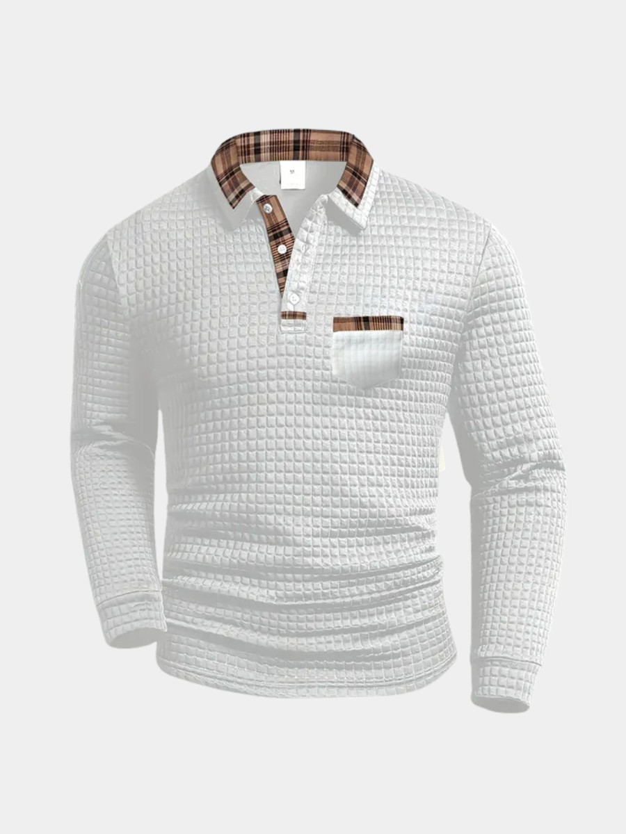 Men's Classic Knit Jumper in Cotton Blend