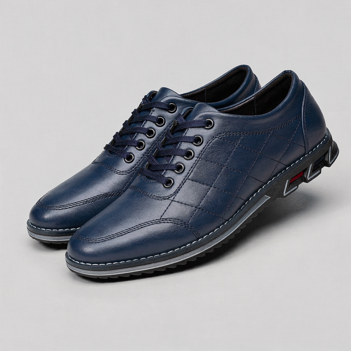 Men's Leather Slip-On Shoes