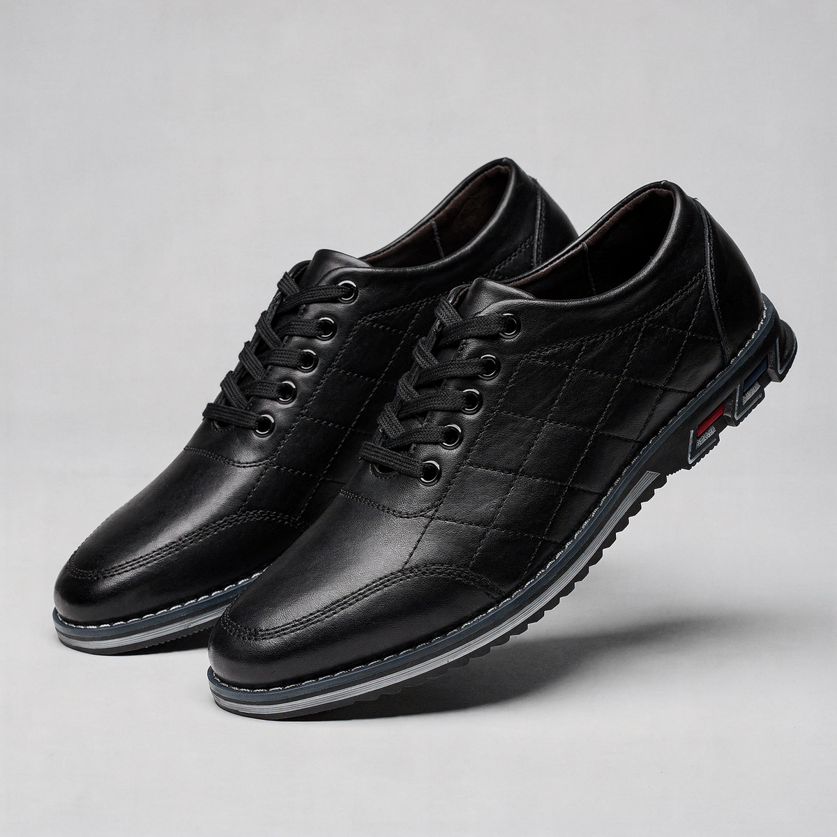 Men's Leather Slip-On Shoes
