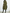 Relaxed Hooded Trench Coat with Puff Sleeves and Button Closure