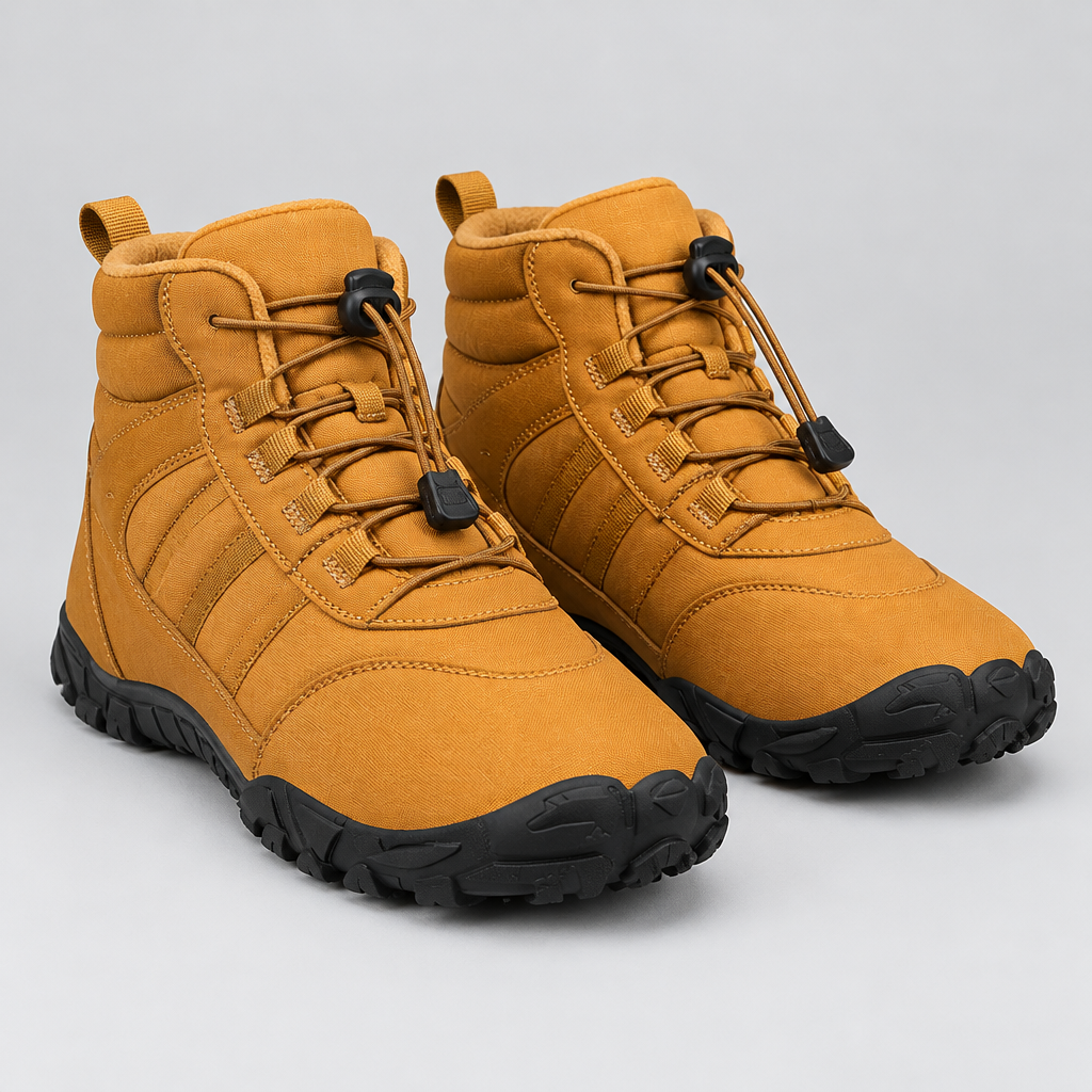 Unisex Fleece-Lined Lace-Up Boots