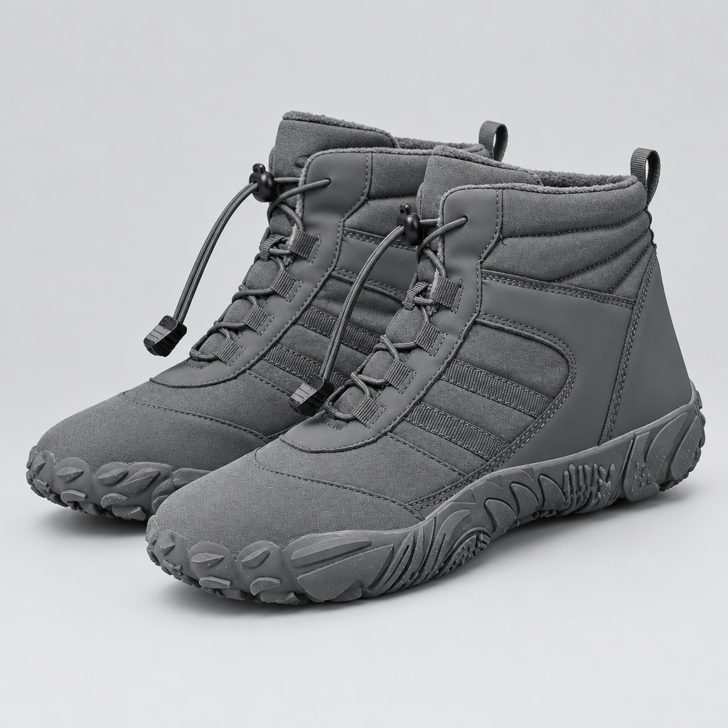 Unisex Fleece-Lined Lace-Up Boots