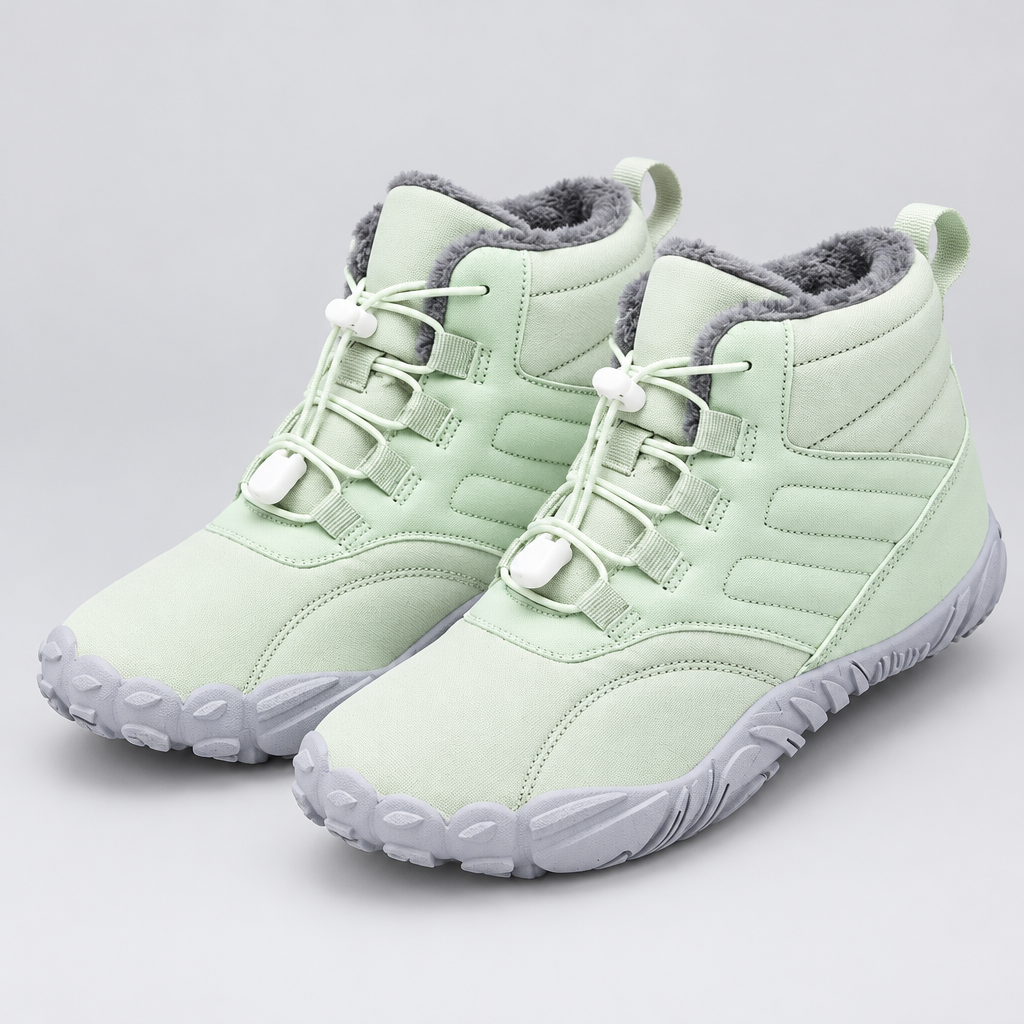 Unisex Fleece-Lined Lace-Up Boots