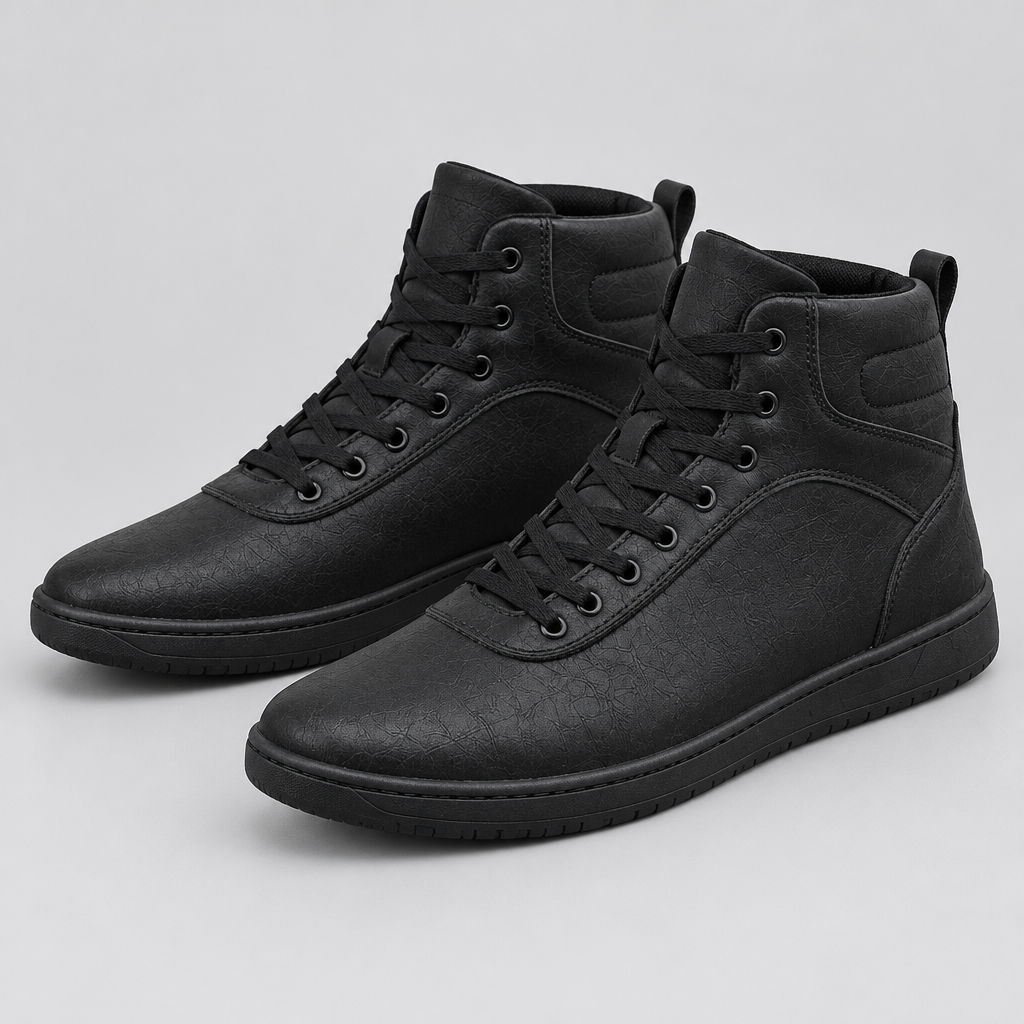 Unisex Fleece-Lined Lace-Up Winter Boots