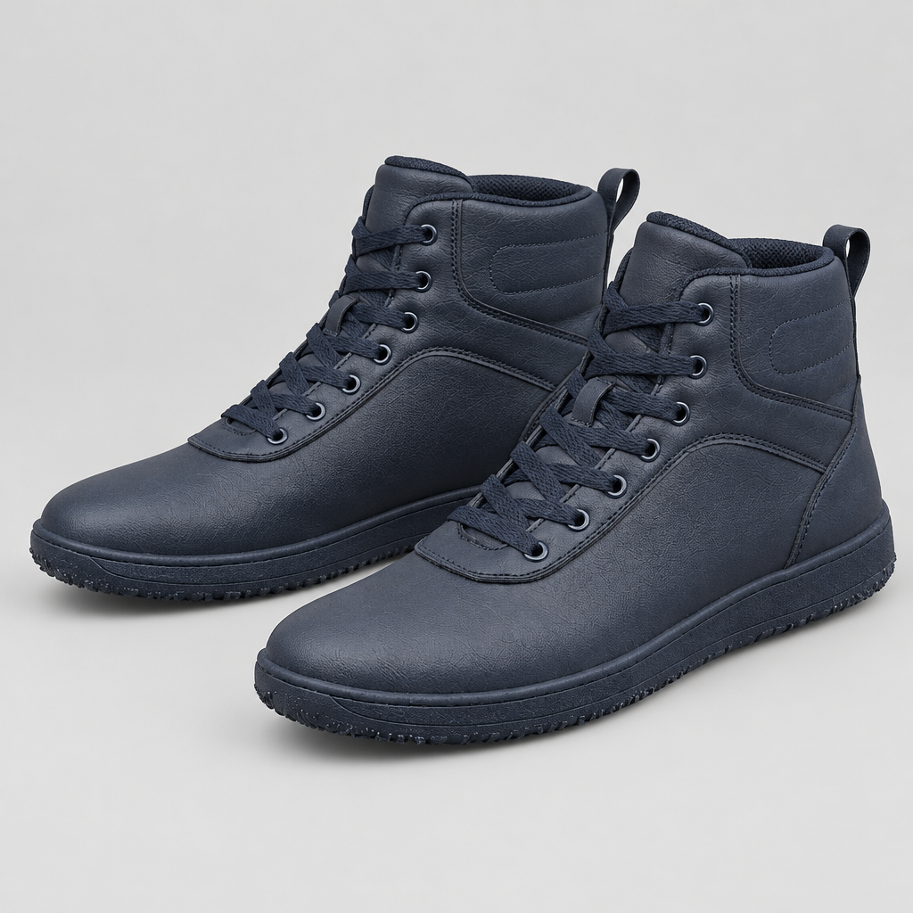 Unisex Fleece-Lined Lace-Up Winter Boots