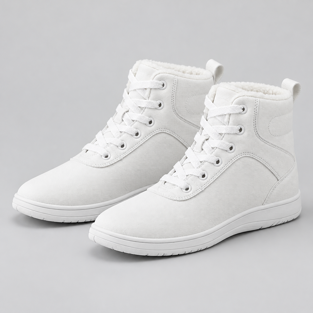 Unisex Fleece-Lined Lace-Up Winter Boots