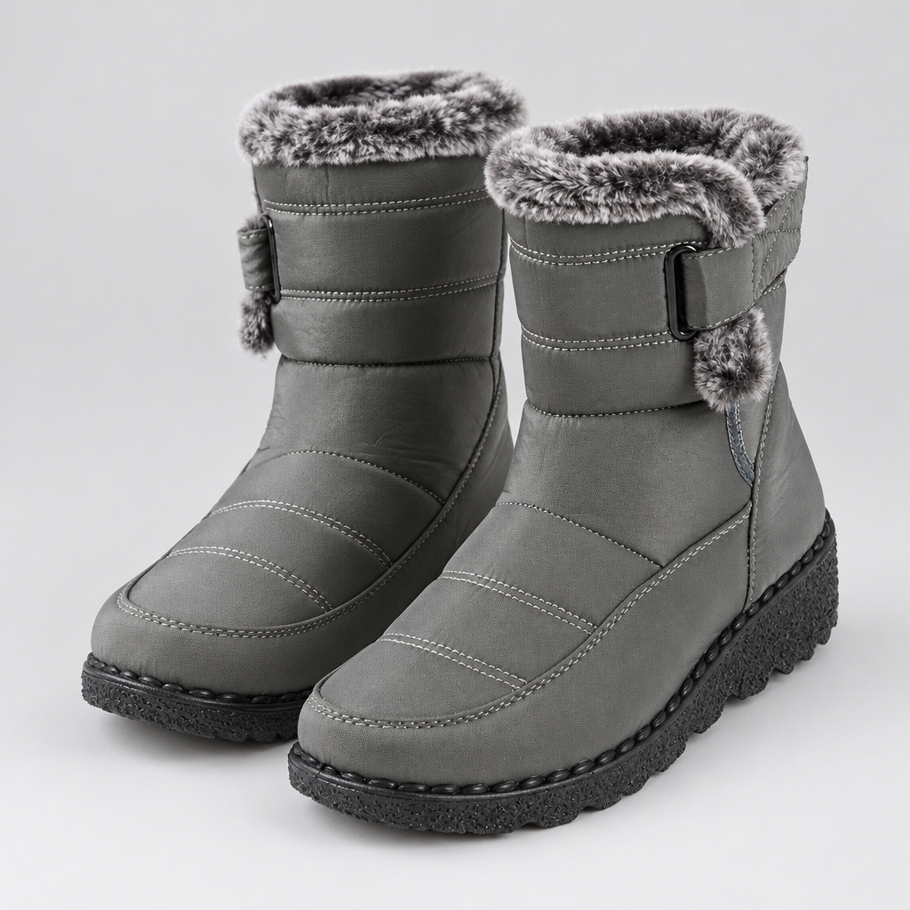 Women's Fleece-Lined Strap Boots
