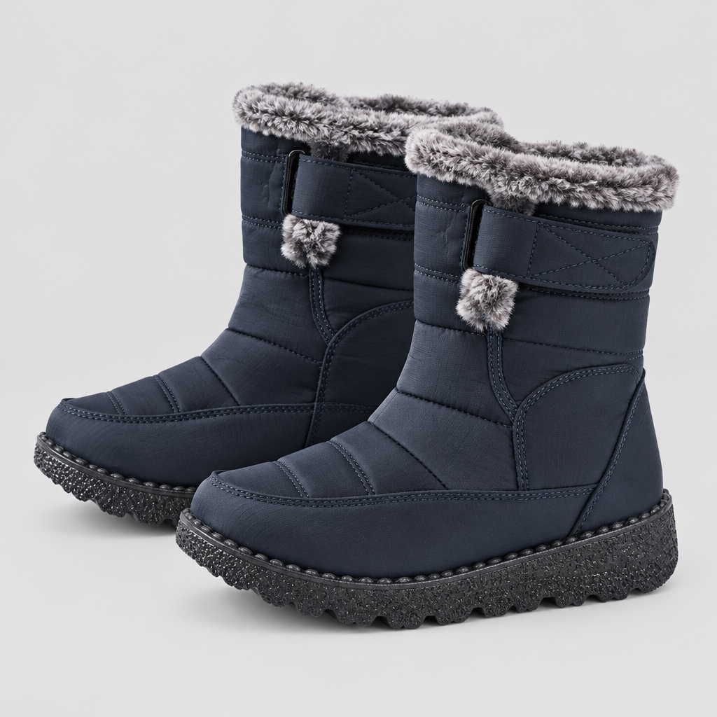 Women's Fleece-Lined Strap Boots