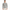 Men's light grey cable knit crew neck jumper with long sleeves — front view