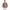 Men's grey diamond knit crew neck jumper with ribbed trims — front view