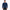 Men's navy textured crew neck knitted jumper with long sleeves — front view