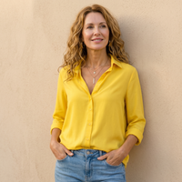 Rosemary | Classic Collar Button-Up Blouse